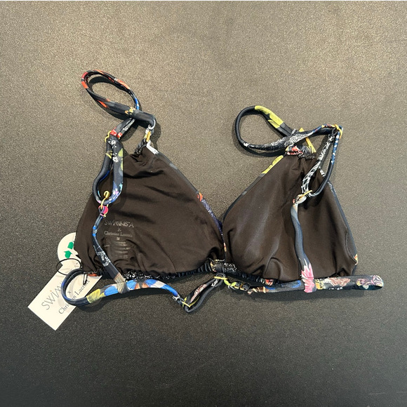 NWT Swiminista x Christian Lacroix Butterfly Bikini Top – Size Large - Picture 2 of 4